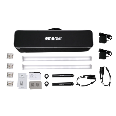Aputure Amaran PT2C RGBWW LED Pixel Tube Light (2') - (2-Light Production Kit)