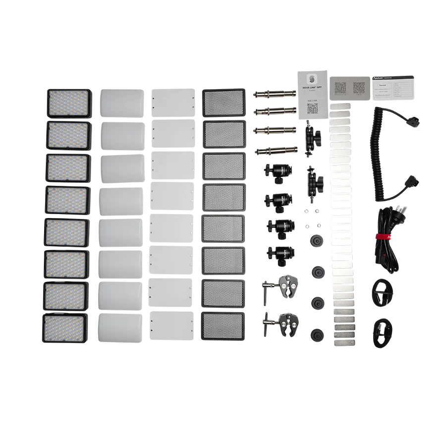 Aputure MC Pro RGB LED Light Panel (Production 8-Light Kit)