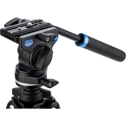 Benro TSL08AS2CSH Slim Aluminum Video Tripod Kit
