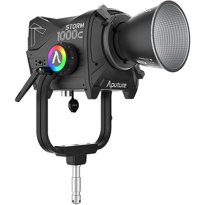 Aputure STORM 1000c Cine Kit with Skid Support, Fresnel, and Barndoors