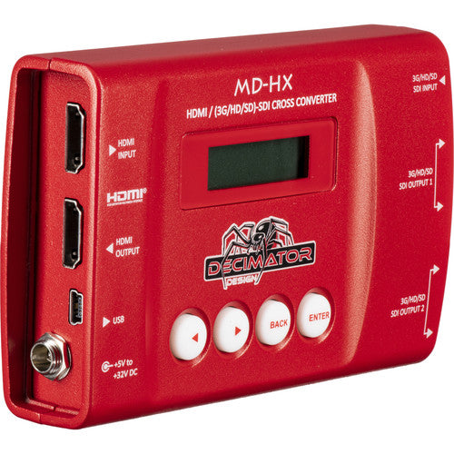 DECIMATOR MD-HX Miniature HDMI/SDI Cross Converter with Scaling Frame  Rate Conversion