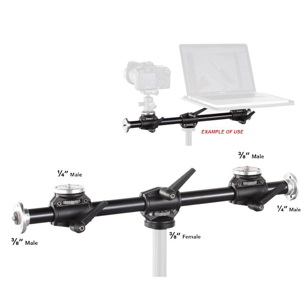 Godox LSA-10 Dual Mount Arm for Tripod (Mount 2 - 4 Cameras)