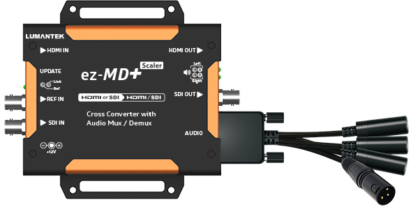Lumantek ez-MD+HDMI/SDI Converter with Audio Mux/Demux