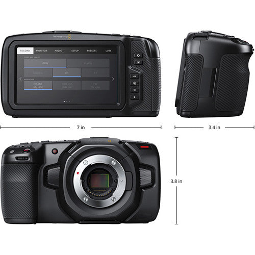 Blackmagic Design Pocket Cinema Camera 4K Body Only (CINECAMPOCHDMFT4K)