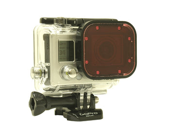 Polar Pro Magenta Glass Filter-Green Water color correction-GoPro Hero3 Waterproof housing