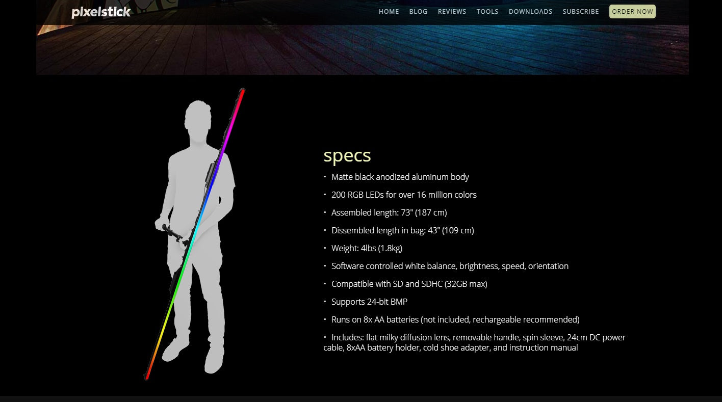 Pixelstick Light Stick