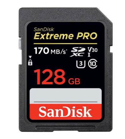 SanDisk 128GB Extreme PRO UHS-I SDXC Memory Card