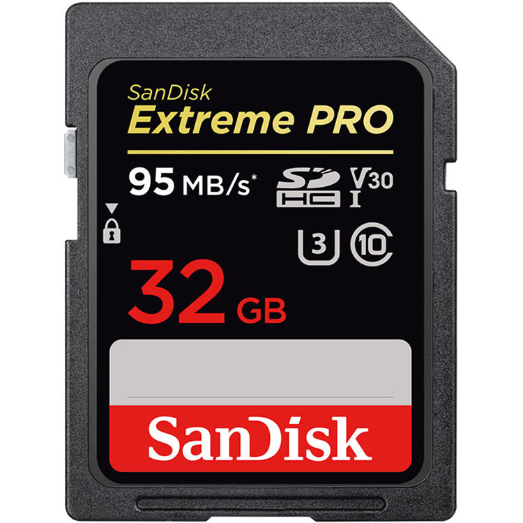 SanDisk 32GB Extreme Pro SDHC UHS-I Memory Card - Main Image