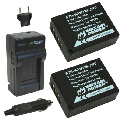 Wasabi Power Battery Fujifilm NP-W126 Battery Kit