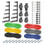 SM-B6W Roller Wall Mount Background Carrier (with 6 Metal Poles)