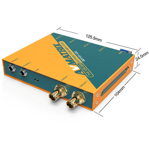 AVMATRIX SD1151-12G 12G-SDI 1x5 Reclocking Distribution Amplifier