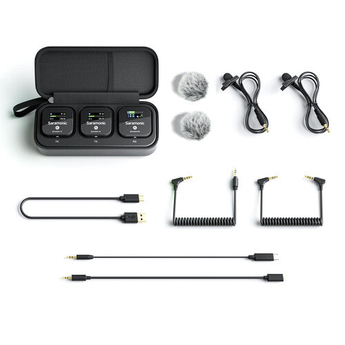 Saramonic Blink 900 B2 2-Person Digital Camera-Mount Wireless Omni Lavalier Microphone System
