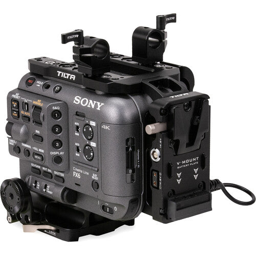 Tilta Camera Cage for Sony FX6 with V-Mount Battery Plate (Advanced Kit) (ES-T20-B-V)
