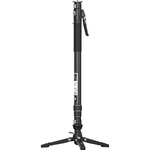 YC Onion Pineta Pro Carbon Fiber Monopod with Pedal Base and FH60 Fluid Head with Free Limeta PB20C1 Air