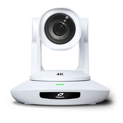 Telycam Vision+ 4KN NDI Auto Tracking & Live Streaming PTZ Camera with 30x Optical Zoom (White)