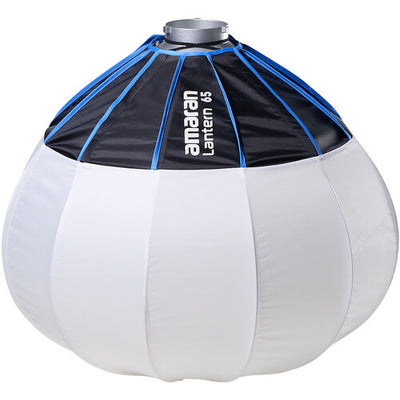 amaran Lantern 65 (24") Softbox Light Modifier – 65cm Omnidirectional Lantern for Bowens Mount LED Lights