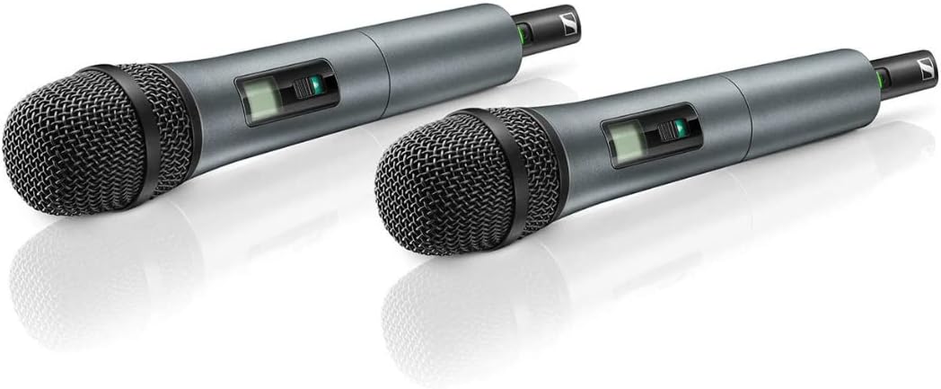 Sennheiser XSW 1-825 DUAL-A Dual Dual-Vocal Set with two e 825 Handheld Microphones (A: 548 to 572 MHz)