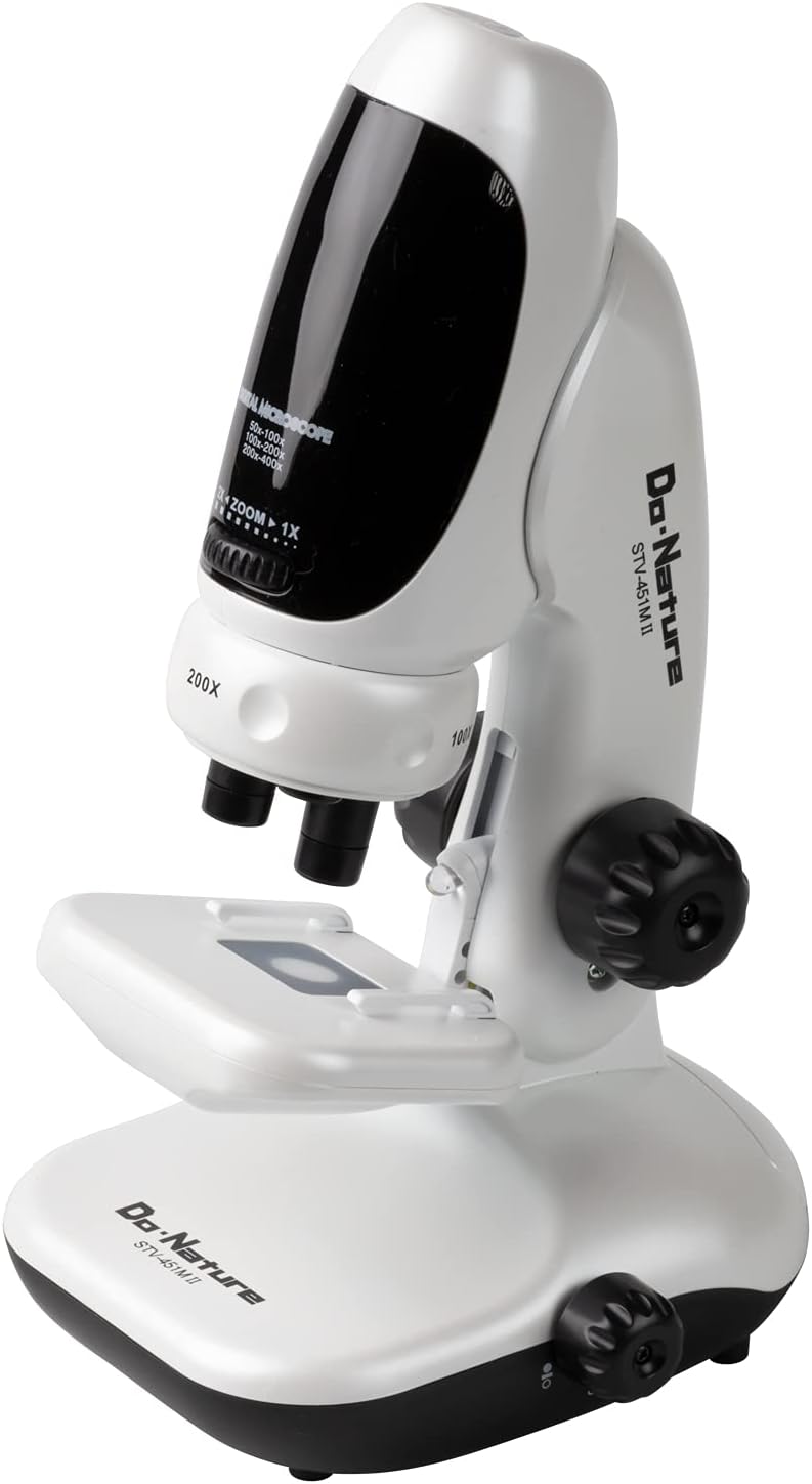 Kenko STV-451M II USB Digital Microscope – 50x/100x/200x Magnification, 2MP CMOS Sensor, Windows 10 Compatible, Do/Nature Series