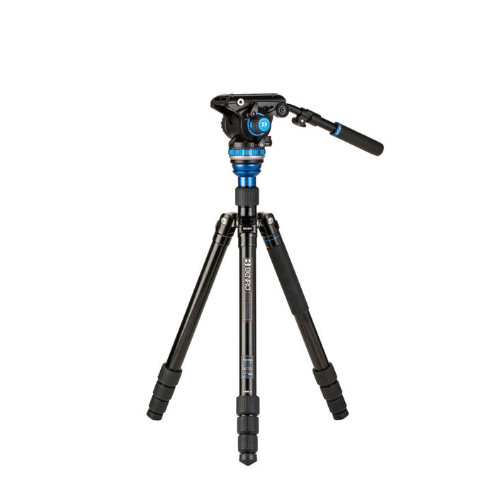 Benro Aero 6 Pro (A3883FS6PRO) Reverse-Folding Aluminum Travel  Tripod with S6Pro Fluid Video Head