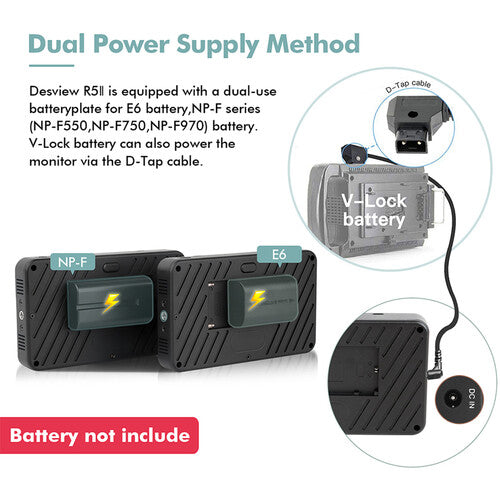 Desview R5 II 5.5" On-Camera Field Monitor