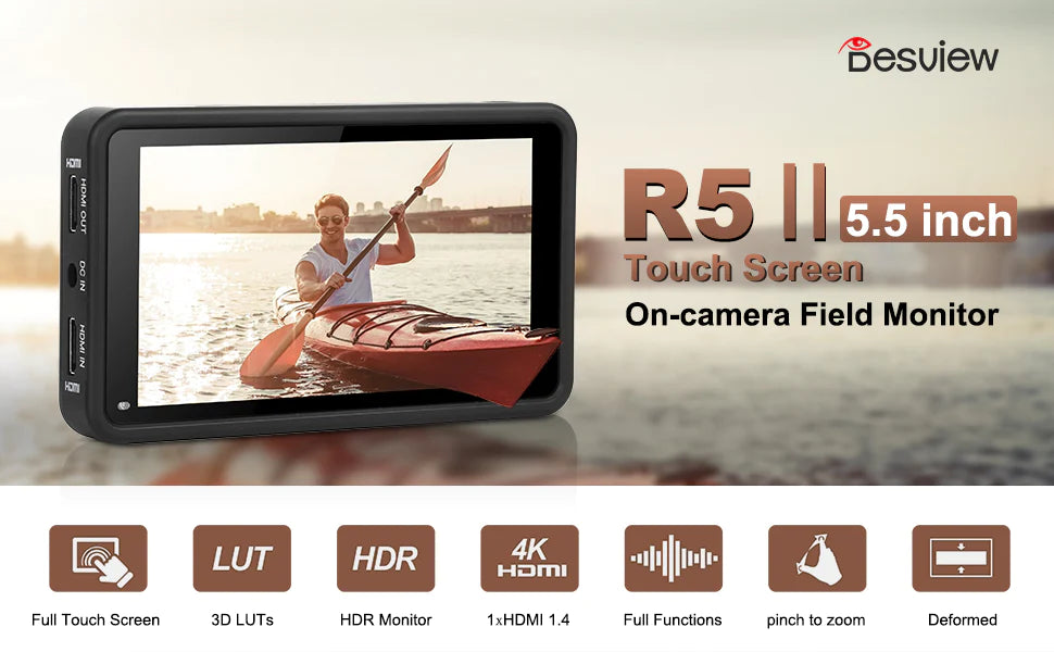Desview R5 II 5.5" On-Camera Field Monitor