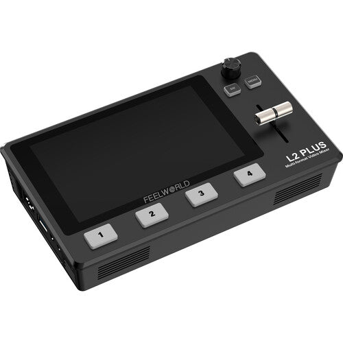 FeelWorld L2 PLUS HDMI Live Stream Switcher with Built-In 5.5" LCD Monitor