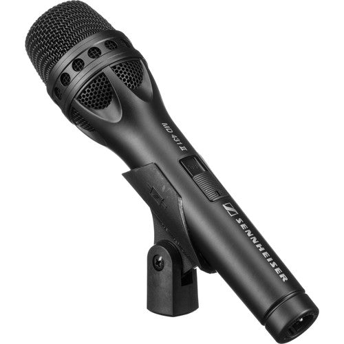 Sennheiser MD431 II Handheld Supercardioid Dynamic Microphone with On/Off Switch