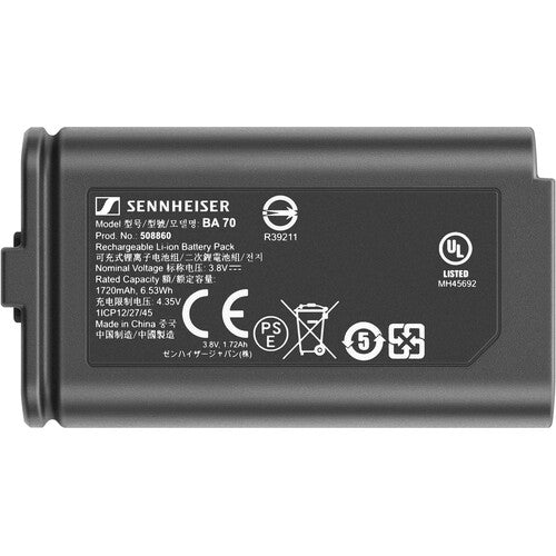 Sennheiser EW-DX SK-SKM-S BASE SET Dual-Channel Digital Wireless System with Bodypack & Handheld Transmitters, No Mics (R1-9: 520 to 607 MHz)