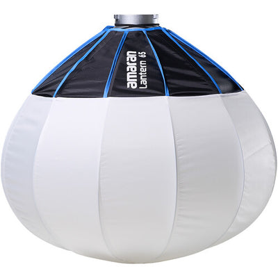 amaran Lantern 65 (24") Softbox Light Modifier – 65cm Omnidirectional Lantern for Bowens Mount LED Lights