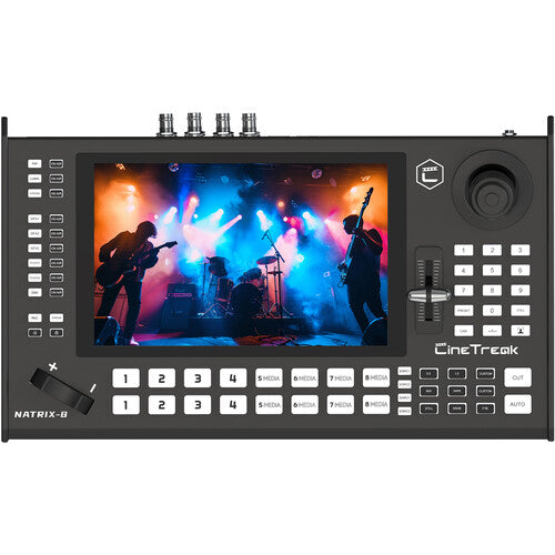 CineTreak Natrix 8 8-Channel Video Switcher with ISO Recording & Live Streaming
