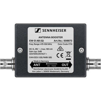 Sennheiser EW-D AB Inline Antenna Booster for EW-D Wireless Systems (Q: 470 to 550 MHz)
