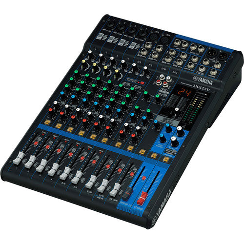 Yamaha MG12XU 12-Input Mixer with Built-In FX and 2-In/2-Out USB Interface w/ free Sennheiser XS-1