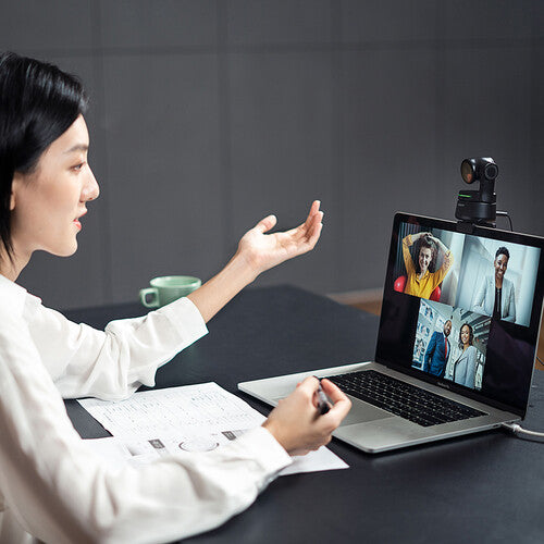 OBSBOT Tiny AI-Powered PTZ Webcam (Black)