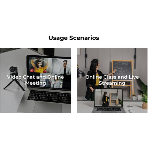 OBSBOT Tiny AI-Powered PTZ Webcam (Black)