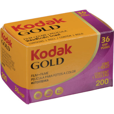 Kodak GOLD 200 Color Negative Film (35mm Roll Film, 36 Exposures)