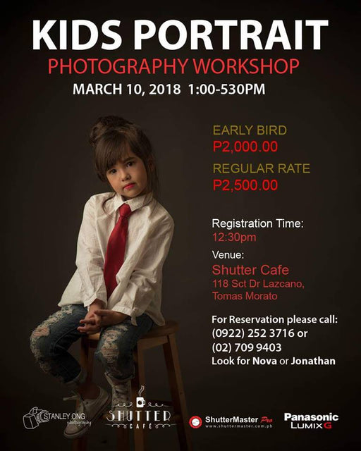 Kids Portrait Photography Workshop