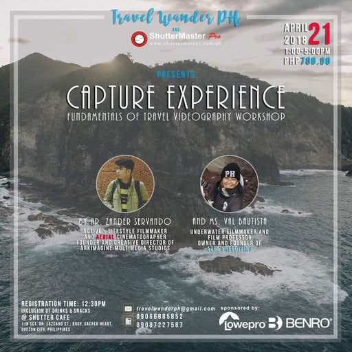 Capture Experience-Fundamentals of Travel Videography Workshop