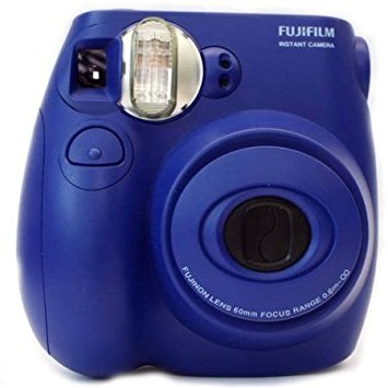 Fujifilm Instant Camera Instax Mini 7S w/ 2x minifilm & pouch Blue (By order Basis)