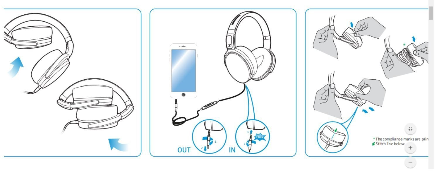 Sennheiser HD 4.30i Over-Ear Headphones with 3-Button Remote Mic