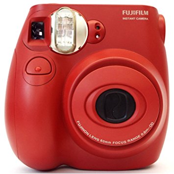 Fujifilm Instant Camera Instax Mini 7 w/ 2x minifilm and pouch Red (By Order Basis)