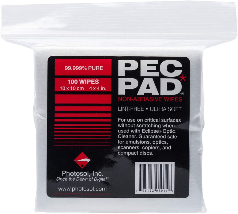 Photographic Solutions PEC-PAD Photo Wipes (4 x 4", 100-Pack)