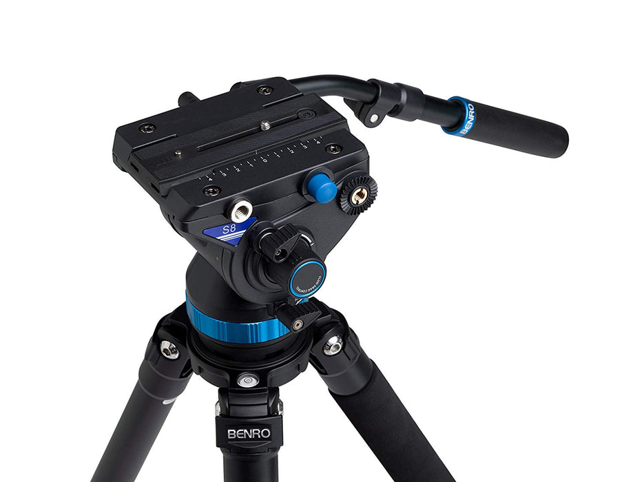 Benro S8 Pro Video Head with Flat Base