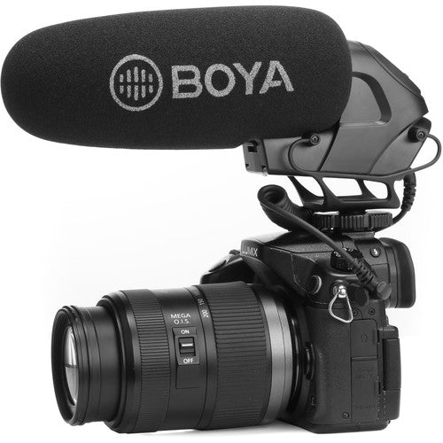 BOYA BY-BM3030 On-Camera Supercardioid Shotgun Microphone