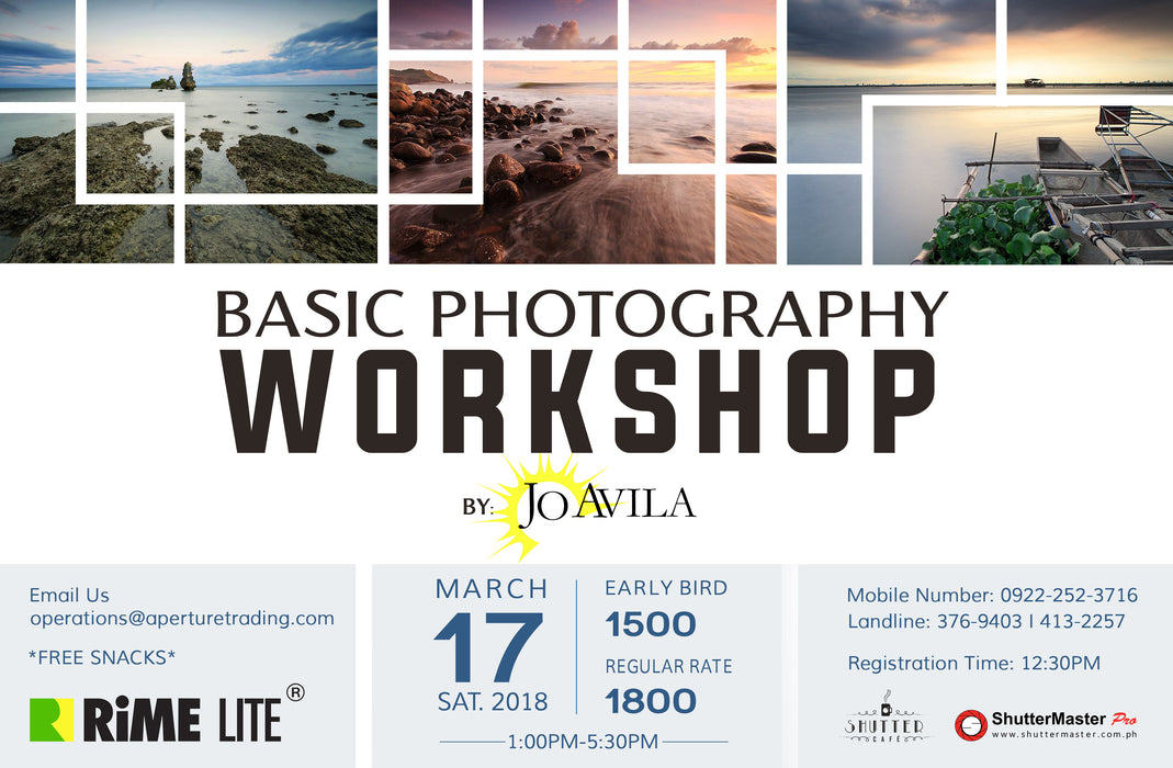 Basic Photography Workshop by: Jo Avila