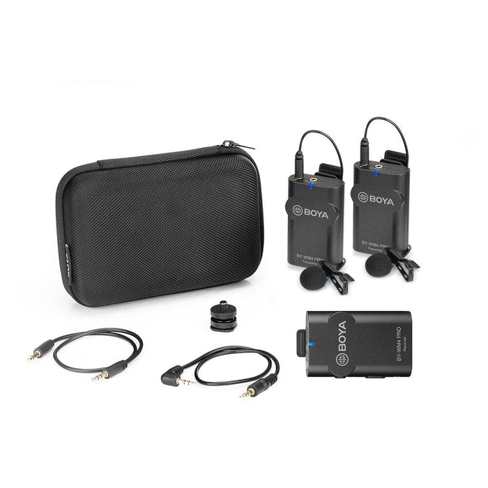 BOYA BY-WM4 PRO-K2 Two-Person Digital Camera-Mount Wireless Omni Lavalier Microphone System (2.4 GHz)