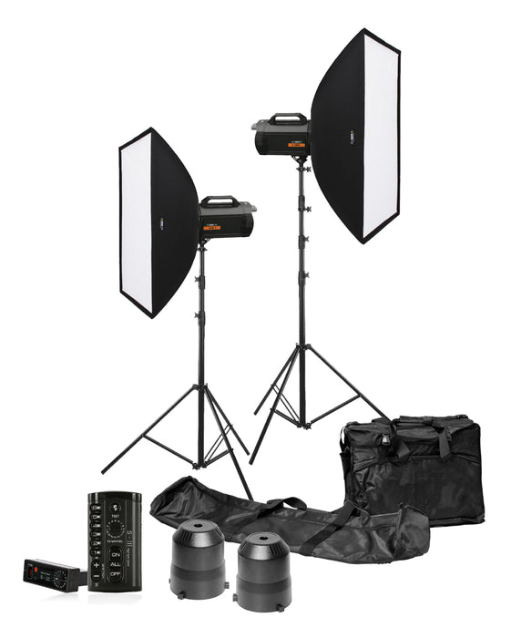 Rimelite Fame 600e Studio Flash Kit (600 watts) Studio Strobe Light