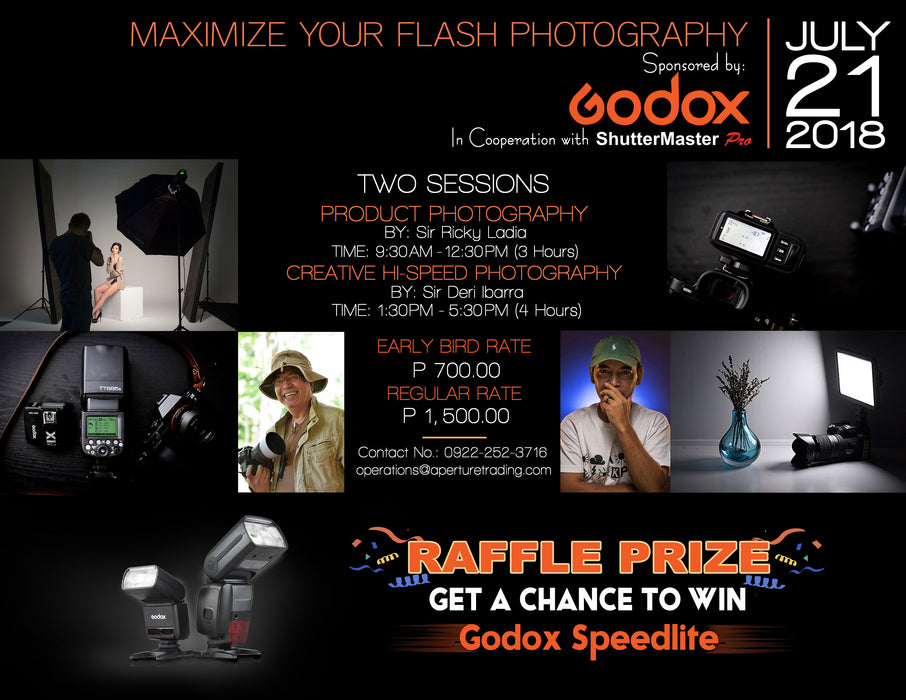 Maximize your Flash Photography Seminar