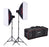 Jinbei DII-250 Flash Studio Strobe Package (2 Heads Kit)