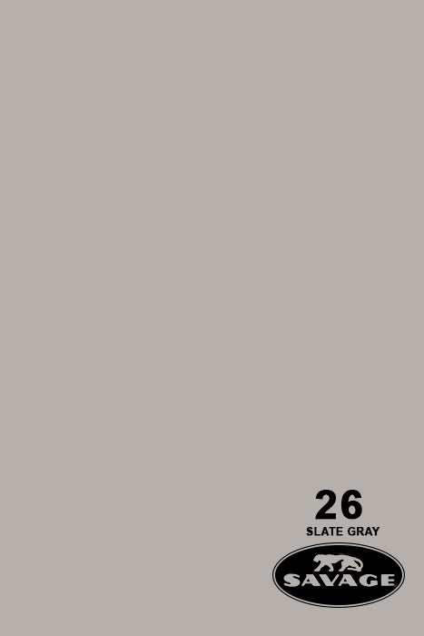 Savage Widetone Seamless Background Paper (#26 Slate Gray, 9ft x 36ft)