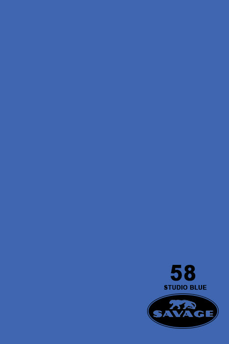 Savage Widetone Seamless Background Paper (#58 Studio Blue, 9ft x 36ft)